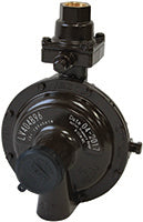 100LB DOT Propane Tank Top Fill & Twin Stage Regulator Kit